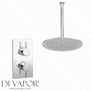 Cruze Twin Concealed Shower Valve inc. Ultra Thin Head + Vertical Arm - CRZPK001 Spare Parts