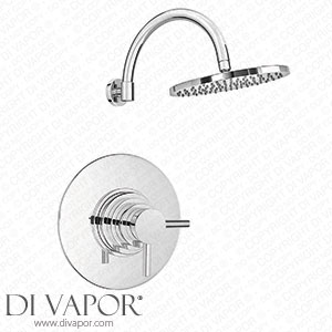 Cruze Round Concealed Dual Thermostatic Shower Valve with 200mm Head + Round Curved Arm - CSV04-PK1 Spare Parts