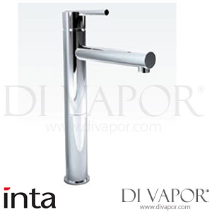 Inta CT10073CP City Tall Basin Mixer Tap with Click Clack Waste Spare Parts