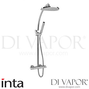 Inta CT20013CP City Crescent Thermostatic Shower with Fixed Riser Overhead Soaker & Sliding Handset Spare Parts