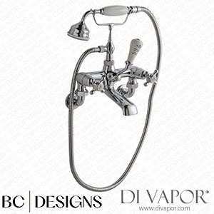 BC Designs Victrion Crosshead Wall Mounted Bath Shower Mixer CTA021.V West One Bathrooms Spare Parts