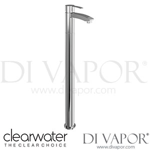 Clearwater CTA14 - W24 Sapphire Single-Lever Bath Filler on Stand Pipe Floor Standing Spare Parts