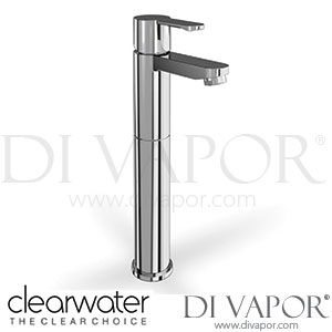 Clearwater CTA3 Crystal Tall Basin Mixer without Waste Spare Parts