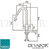 VADO CUC 1060 CP Spare Parts Diagram