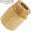 Flow Cartridge Retaining Nut for Cassellie TSCV01DD & TEG2U9866 Thermostatic Cartridge (Claygate) - CVT0RTD