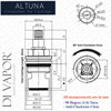 Clearwater Altuna Hot Tap Cartridge Diagram