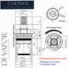 Clearwater Cherika Cold Tap Cartridge Diagram