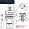 Clearwater Camillo Hot Tap Cartridge Diagram