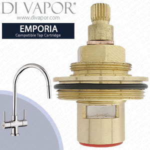 Clearwater Emporia Hot Tap Cartridge with Collar Compatible Spare 20 Spline CW-EP87-20