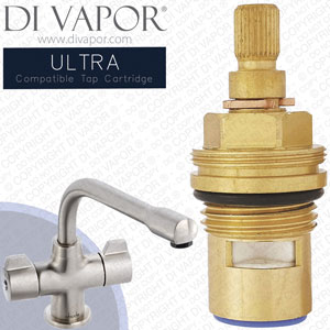Clearwater Ultra Twin Cold Tap Cartridge Compatible Spare - 28 Spline Version - CW-UT87