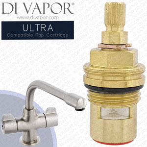 Clearwater Ultra Twin Hot Tap Cartridge Compatible Spare - 28 Spline Version - CW-UT88