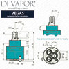 Clearwater Vegas Tap Cartridge Compatible Spare