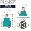 Clearwater Vegas Tap Cartridge Compatible Spare