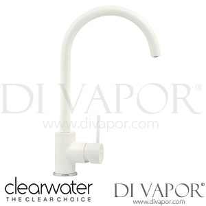 Clearwater CW02590CPAL Elara C Single Lever Polar White Monobloc Kitchen Mixer Tap Spare Parts