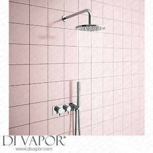 Cruze Round Shower System (200mm Fixed Head Handset + Integrated Parking Bracket) - CZSVHCHPK2 Spare Parts
