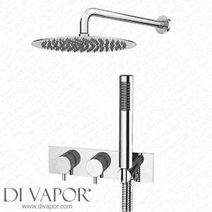 Cruze Round Wall Mounted Thermostatic Shower Valve with Handset + 300mm Fixed Shower Head - CZSVHPK3 Spare Parts