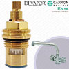 Carron Phoenix Enya Cold Tap Cartridge 52mm, 20 Spline Compatible Tap Valve