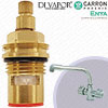 Carron Phoenix Enya Hot Tap Cartridge 52mm, 20 Spline Compatible Tap Valve