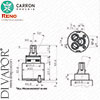 Carron Phoenix Reno 35mm Tap Cartridge