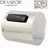 Dornbracht 04173300401-08 Platinum Finish Temperature Control Handle Knob (04 17 33 004 01-08 / 1070038)