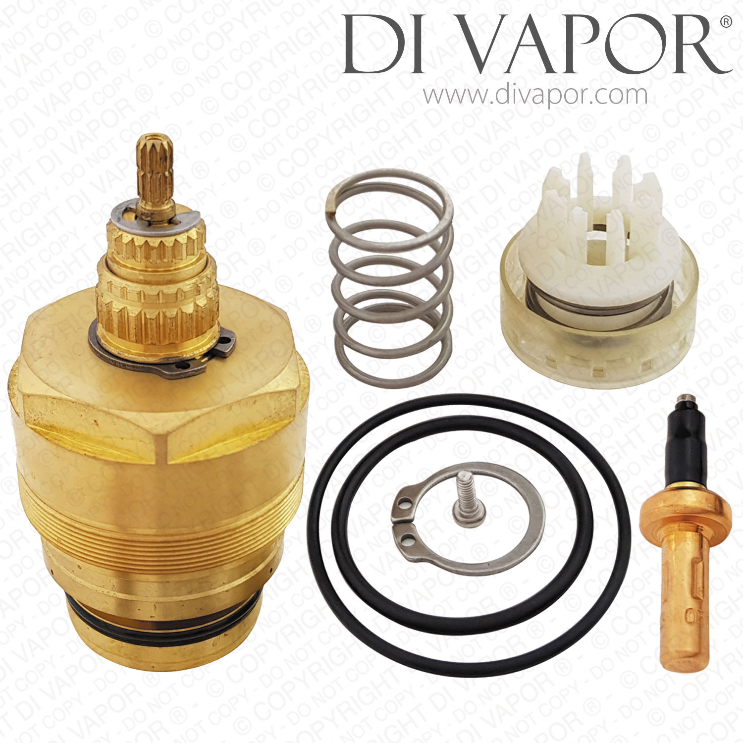 Duelle Rennaisance Dual Thermostatic Shower Valve Cartridge D09888AU