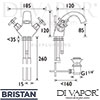 Bristan D BAS C CD Mixer Spare Diagram