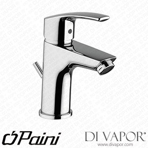 Paini D1CR211G Atomix 3.0 Single Lever Basin Mixer with 1