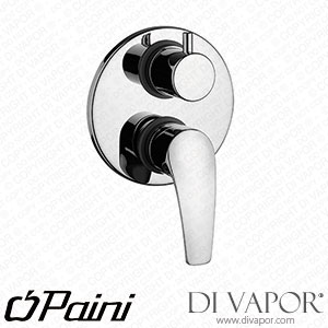 Paini D1CR6911 Atomix 3.0 Built-In Single Lever Bath Shower Mixer with 2-Way Rotary Diverter Valve Spare Parts