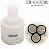 D29 2-Way Shower Valve 2-Way Diverter Cartridge - White Plastic