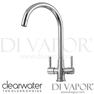 Clearwater DA20CP Davina Dual Lever Chrome Twist & Spray Monobloc Kitchen Mixer Tap Spare Parts