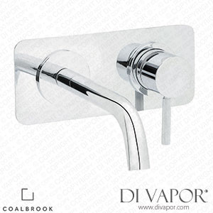 Decca Wall Mounted 2 Hole Basin Mixer with Plate DC1009.V West One Bathrooms Spare Parts