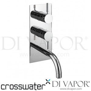 Crosswater DE1600RC Design Thermostatic Shower Valve with Bath Spout and Diverter Spare Parts