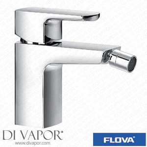 Flova DEBID Dekka Mono Bidet Mixer with Clicker Waste Set Spare Parts