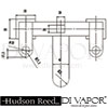 Hudson Reed DEC304 Shower Mixer with shower kit Parts Diagram
