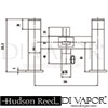 Hudson Reed DEC304 Shower Mixer with shower kit Spare Parts Diagram