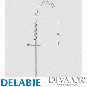 Delabie 433020 White Pre-Rinse Set with No Valve Spare Parts