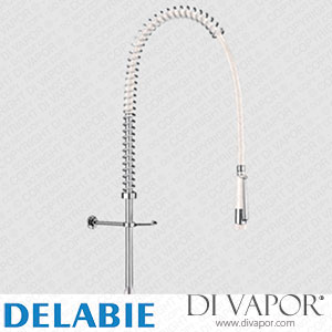 Delabie 433420 White Pre-Rinse Set with No Valve Spare Parts