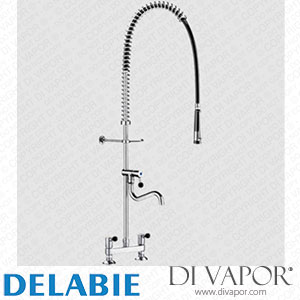 Delabie 433622 Black Pre-Rinse Set with No Valve Spare Parts