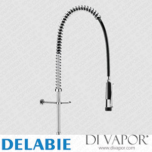 Delabie 435620 Black Pre-Rinse Set without Valve with Short Column Spare Parts