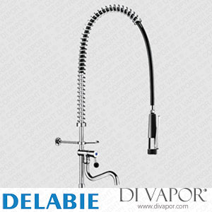 Delabie 435622 Black Pre-Rinse Set without Valve with Short Column Spare Parts