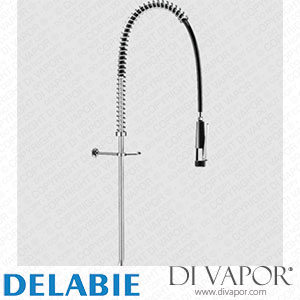 Delabie 435720 Black Pre-Rinse Set without Valve with Long Column Spare Parts
