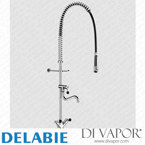 Delabie 5632 Hand Spray with Scale-Resistant Nozzle with Bib Tap and Swivelling Tubular Spout Spare Parts