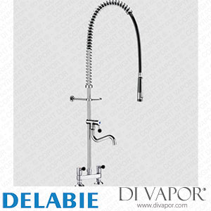 Delabie 5633 Twin Hole Pre-Rinse Set with Mixer with Bib Tap Spare Parts