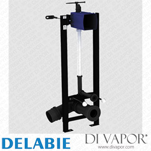 Delabie 564000DE Tempofix 3 Wall-Mounted Frame System for WC Spare Parts