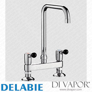 Delabie 5641T3UK Deck-Mounted Twin Hole Mixer - 60 Lpm Spare Parts