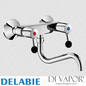 Delabie 5645T2 Wall-Mounted Twin Hole Mixer - 60 Lpm Spare Parts