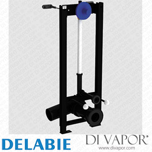 Delabie 578300 Tempofix 3 Surface-Mounted Support Frame for WC Spare Parts