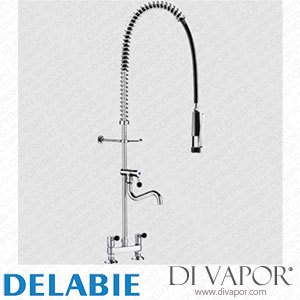 Delabie 5833 Twin Hole Pre-Rinse Set with Mixer with Bib Tap Spare Parts