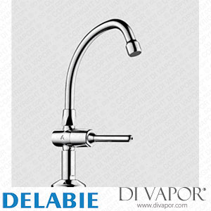 Delabie 737152 Tempostop Time Flow Pillar Tap Swan Neck Spout & Control Lever L150mm Spare Parts