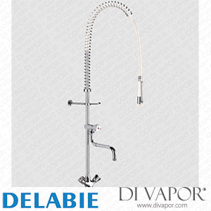 Delabie G6632 Single Hole Pre-Rinse Set with Mixer with Bib Tap and Swivelling Telescopic Swivelling Spout Spare Parts